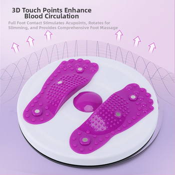 Магнитен диск за завъртане на талията – ABS инженерни пластмаси, домашно фитнес устройство за стягане на корема, магнитен завъртащ механизъм