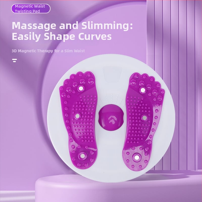 Магнитен диск за завъртане на талията – ABS инженерни пластмаси, домашно фитнес устройство за стягане на корема, магнитен завъртащ механизъм