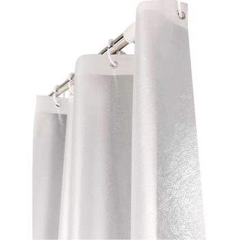 Cortină de duș 3D pentru baie fără găuri, țesătură EVA impermeabilă, perdea despărțitoare semi-transparentă, montaj în stil japonez; Material EVA; Stil: Lux ușor; Model: Monocrom; Personalizare: Susținută; Etichetă privată licențiată: Da