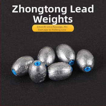 Olivo-oblik olovni uteg s jezgrom za ribolovni pribor
