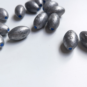 Olivo-oblik olovni uteg s jezgrom za ribolovni pribor