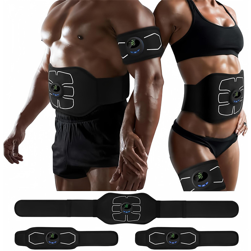EMS stimulator trbušnih mišića – masažni pojas za trbuh, sklopiv, 0,35 kg, model 6