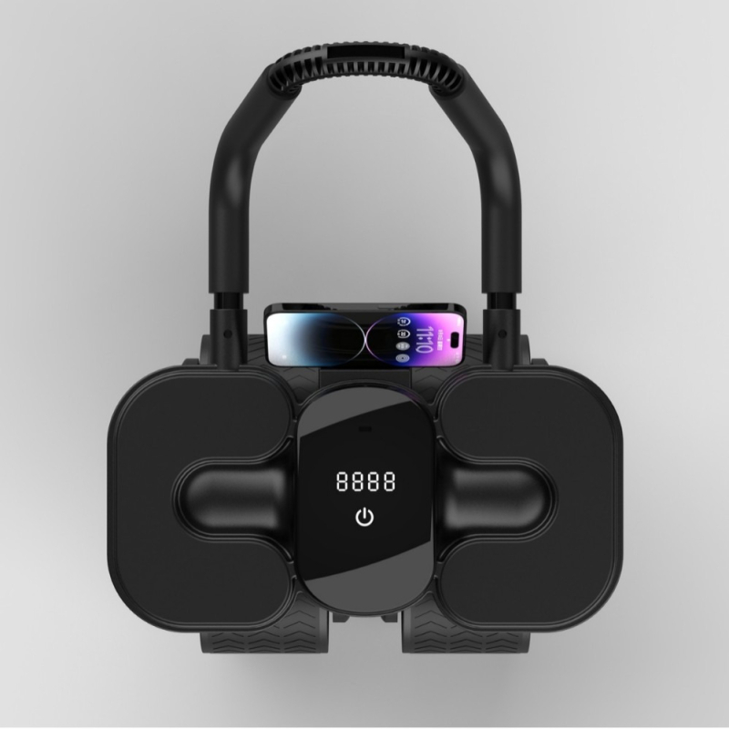 Kolo za trbušnjake s četiri kotača, dodirni zaslon, automatsko vraćanje, za kućnu upotrebu (težina 2700 g)