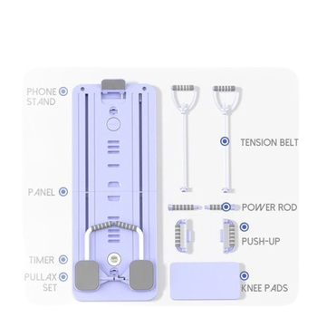 Roata abdominală – pliabilă, 5 kg, potrivită pentru birou, acasă și exterior, placă abdominală
