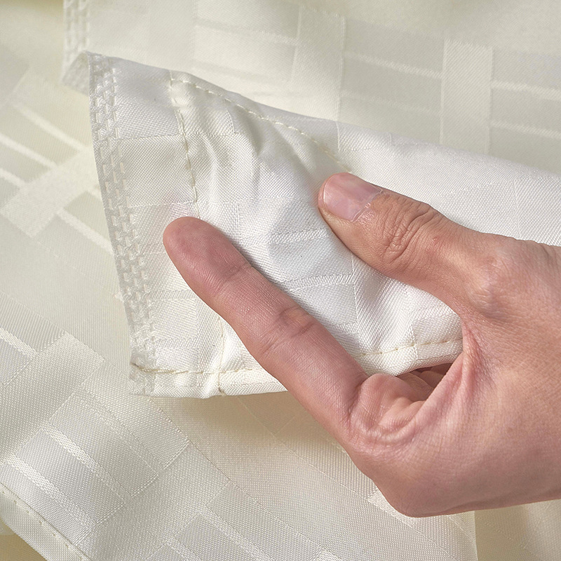 Tuš zavjesa, dugi kvadratni uzorak, jednostavan stil, poliester, proizvedeno u Shandongu, mogućnost prilagođavanja