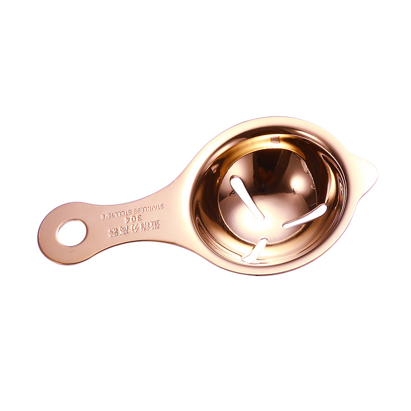 304 rozdsmentes acél tojásfehérje szétválasztó, nem elektromos, logóval testre szabható, modern konyhai eszköz