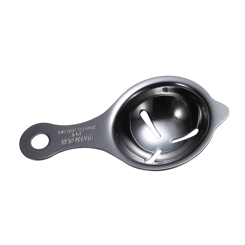 304 rozdsmentes acél tojásfehérje szétválasztó, nem elektromos, logóval testre szabható, modern konyhai eszköz