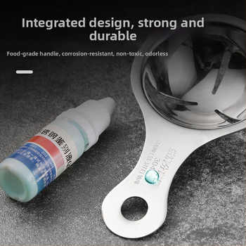 Ručný metlička na vajcia z 304 nerezovej ocele – metlička na šľahanie vajec a separátor bielkovín