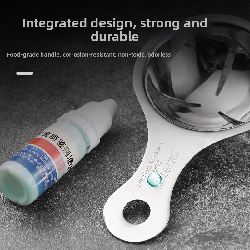 Ručný metlička na vajcia z 304 nerezovej ocele – metlička na šľahanie vajec a separátor bielkovín