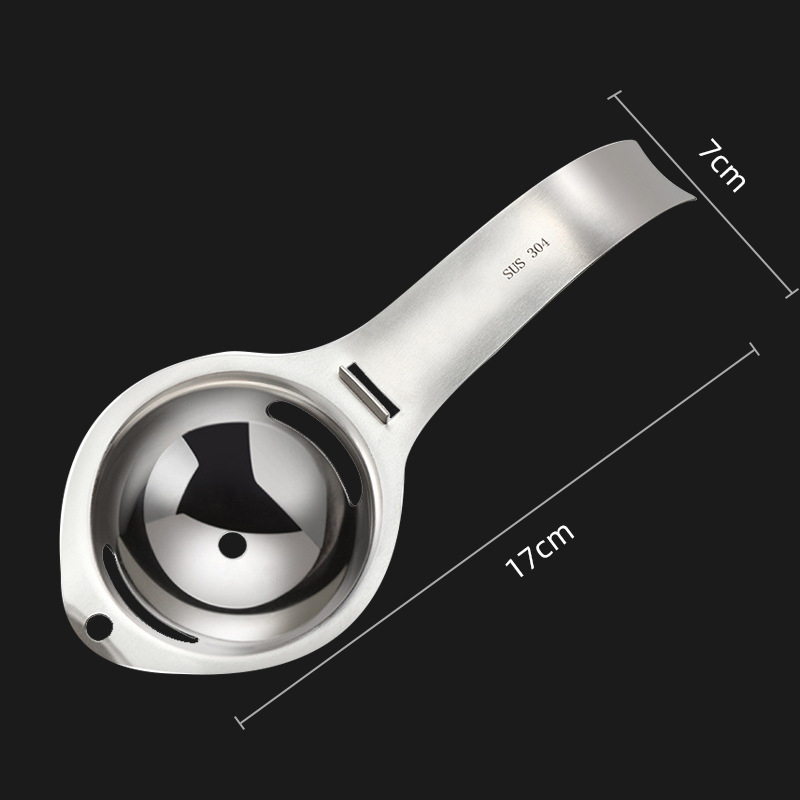 Ručni šlagač za jaja od 304 nerđajućeg čelika – za mućenje jaja i odvajanje bjelanjaka