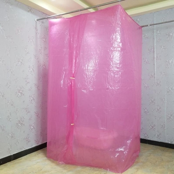 Pravokutna plastična kupaonska šator za kućnu upotrebu s toplinskom izolacijom