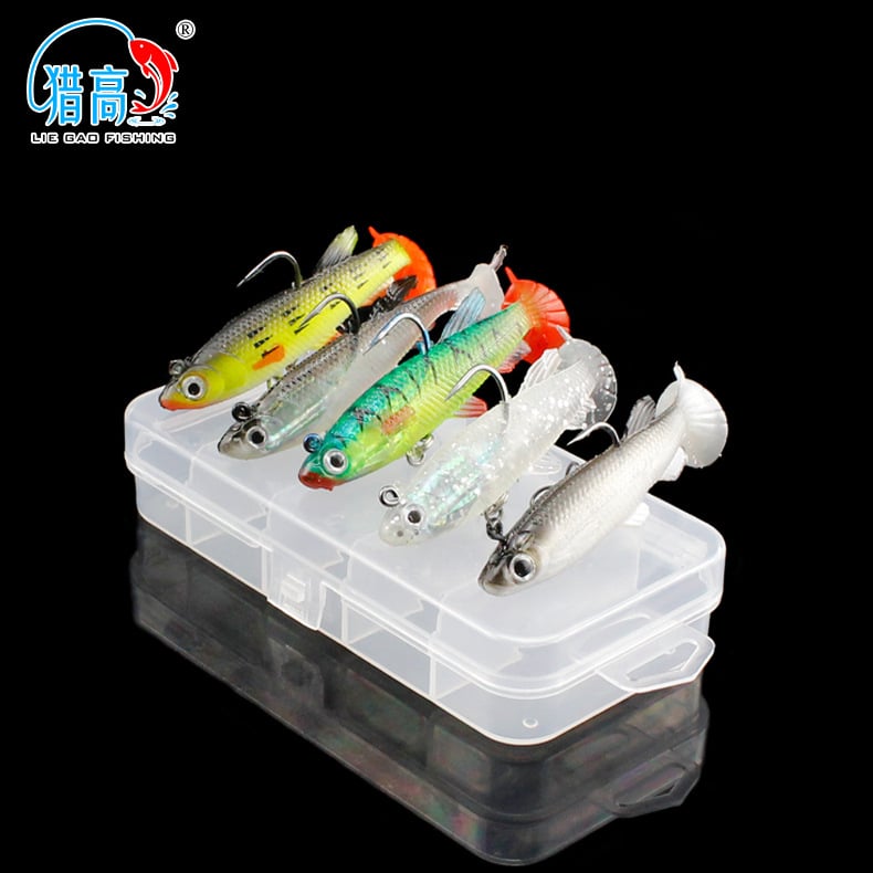 Sada nástrah Hunting High - imitácie nástrah, olovené obalené mäkké nástrahy