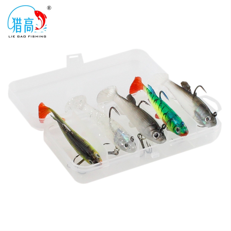 Sada nástrah Hunting High - imitácie nástrah, olovené obalené mäkké nástrahy