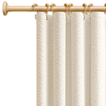 Curtină de duș din poliester cu separator magnetic – stil modern minimalist, culoare solidă, brand Futuristic