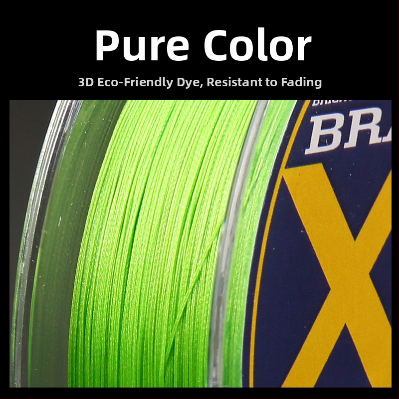 KWDISS linie de pescuit PE, linie principală împletită cu 8 fire, puternică, pachet de 200