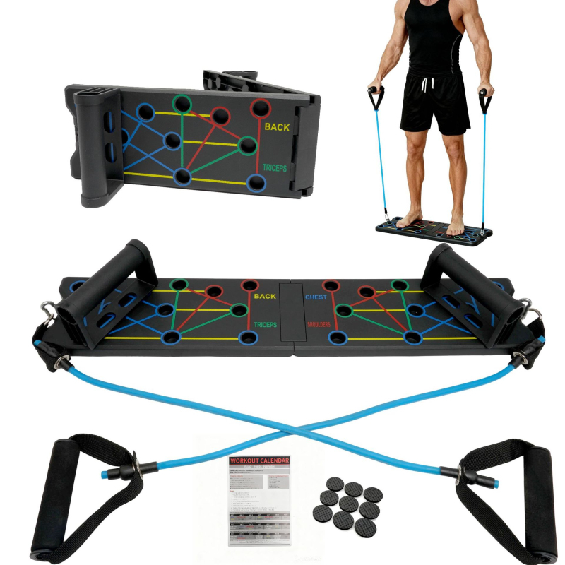 Stalak za sklekove, sklopiv, 500 g, trener za prsne mišiće i trbuh, kućna oprema za fitness s ovlaštenom privatnom markom