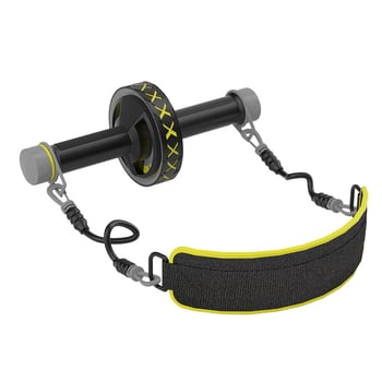 Kotač za trbušnjake – profesionalni jednokolni uređaj za vježbanje, nije sklopiv, 1,25 kg, model 01, za ured/kuću/teretanu