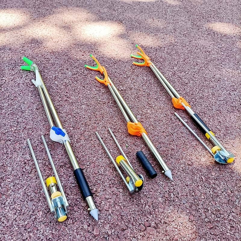 Keenio - Držač za štapove od nehrđajućeg čelika, teleskopski, dvostruke namjene, sklopiv