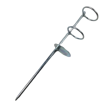 Youdu Horgászbot Tartó Földbe Szúrható, Fém, Többirányú Forgatás, Dupla Gyűrű