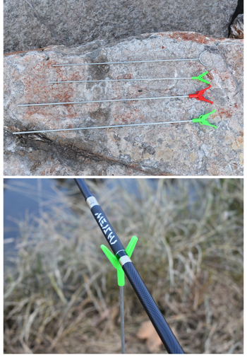 Shangpu Metalni držač za štapove za pecanje sa zemljanim utorom