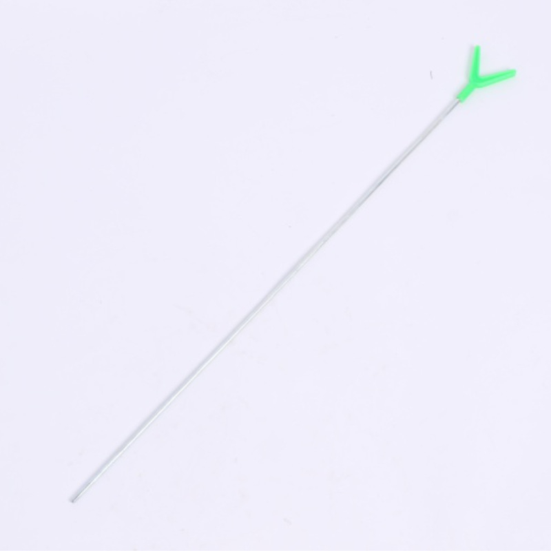 Dongyu Držač štapa za ribolov s ugrađivanjem u zemlju, metal, Y-oblik, ne-sklopiv