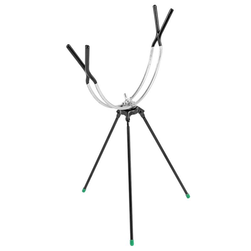 Držač štapa za ledno ribolov, sklopivi trokutasti dizajn, višestruka rotacija, metalni, dvostruka uporaba