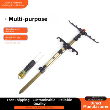 Držač za štapove – dvostruki toranj, sklopni, višestruka rotacija, aluminijska legura, debelo telo štapa