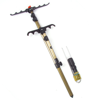 Držač za štapove – dvostruki toranj, sklopni, višestruka rotacija, aluminijska legura, debelo telo štapa