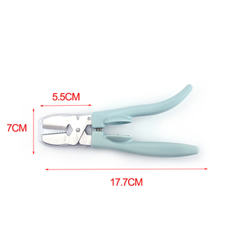 Обелвач за кестени с кръстоподобен отвор, ABS пластмаса и неръждаема стомана, кухненски инструмент в стил светъл лукс с печатано лого