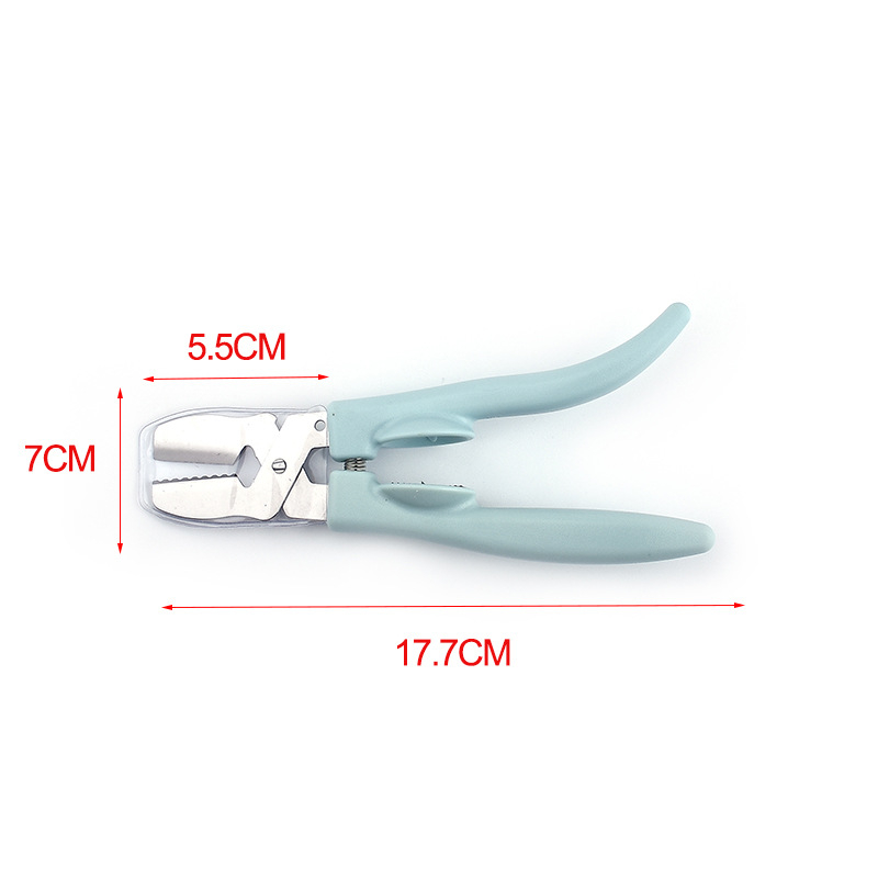 Обелвач за кестени с кръстоподобен отвор, ABS пластмаса и неръждаема стомана, кухненски инструмент в стил светъл лукс с печатано лого