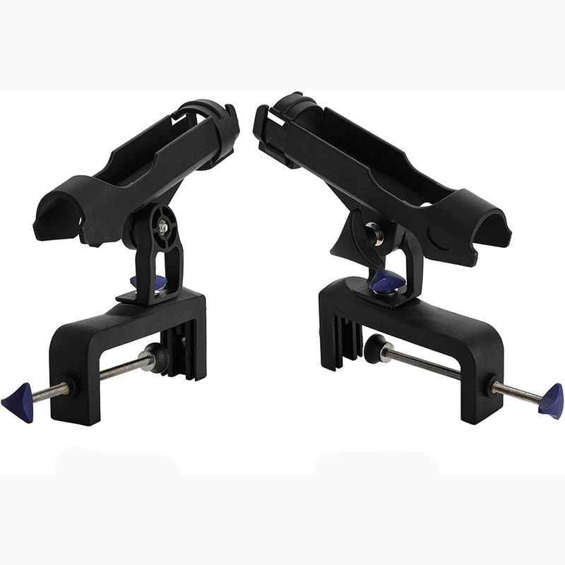 Držač štapova za brodove i kajake s kopčom, 360° podesiv, sklopni, najlonski držač