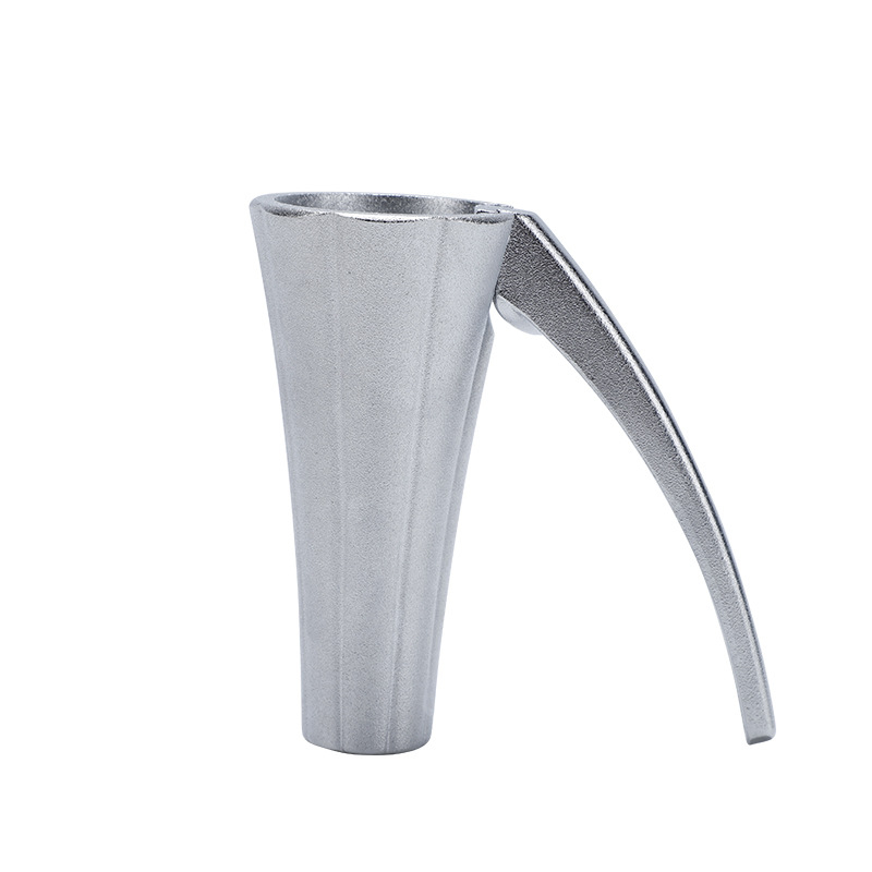 Višenamjenski otvarač orašastih plodova s klipom u obliku lijevka – aluminijska legura, prilagodba proizvodnje, tiskano logo, moderni minimalistički dizajn