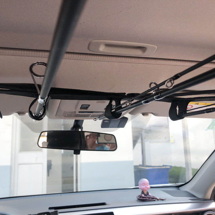 Independent najlonski držač za štap za automobil – prijenosni, s remenom za pričvršćivanje