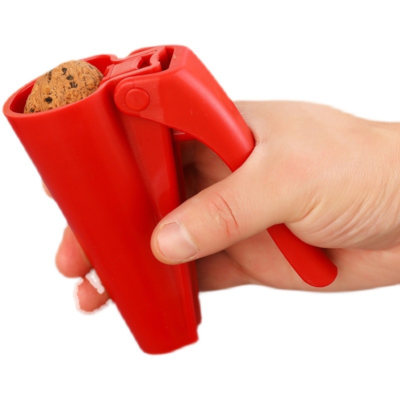 Višenamjenski alat za otvaranje orašastih plodova — klip i lijevak za orahe i lješnjake; tvrda ABS+PP plastika; prilagodljiva obrada; tiskano logo