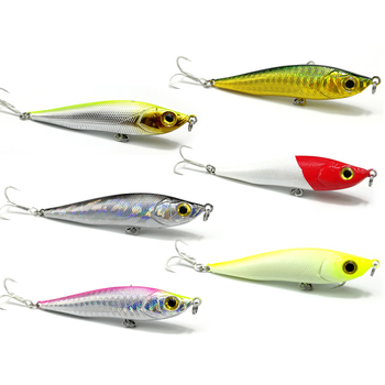 Potápajúca ceruzová nástraha pre sladkovodné basy – imitácia/bionická tvrdá nástraha, ABS plast, 10/15/22 g