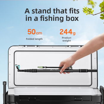 Aison karbonski držač za štapove, višedirekcijska rotacija, sklopiv, tip baterije