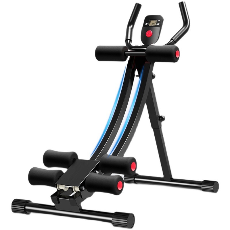 Roată abdominală cu talie din tuburi duble, pliabilă, pentru casă și birou, greutate 8,7 kg