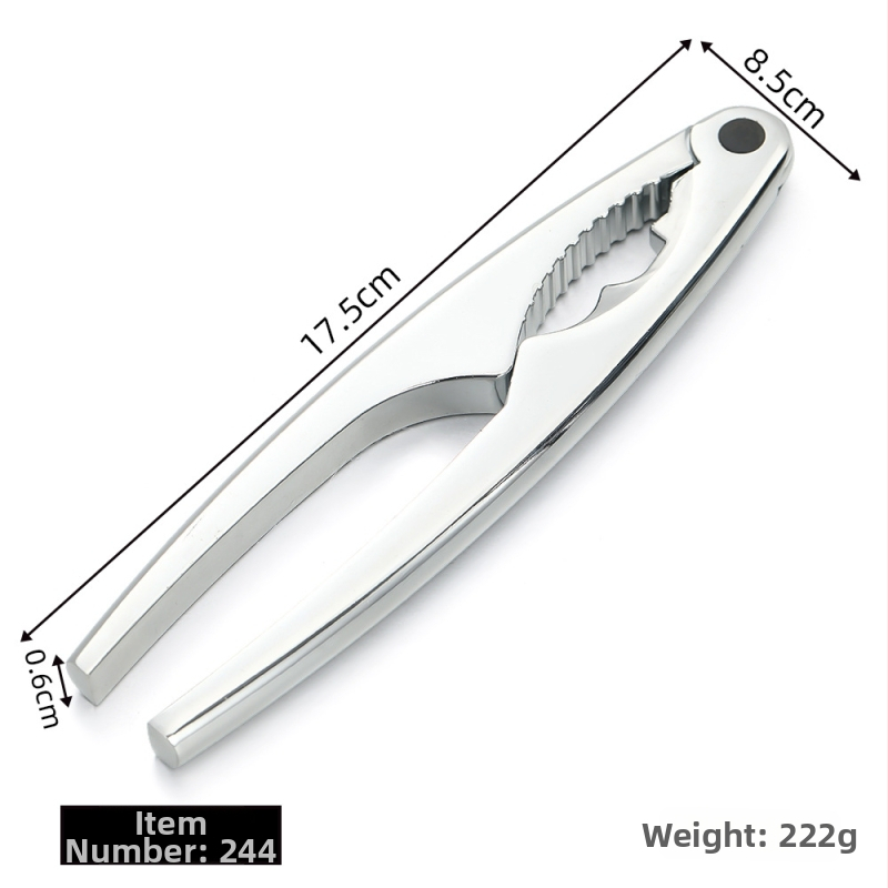 Višenamjenski alat za ljuštenje oraha i otvaranje orašastih plodova, cinkova legura, mogućnost tiska logotipa, moderan minimalistički dizajn