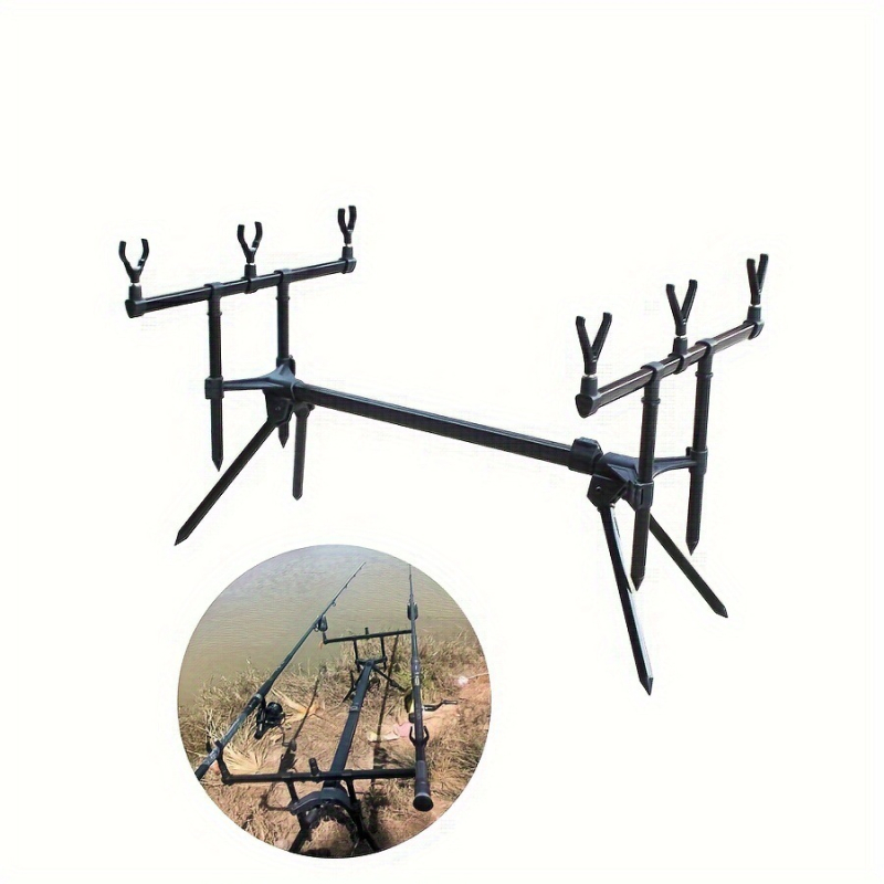Stalak za štapove turret stila, od aluminijske legure, sklopiv, prenosiv, bez rotacije