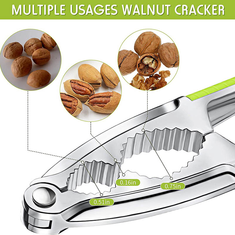 Otvarač za orahe od cinkovog legura, debela konstrukcija, kućna upotreba, moderni minimalistički stil