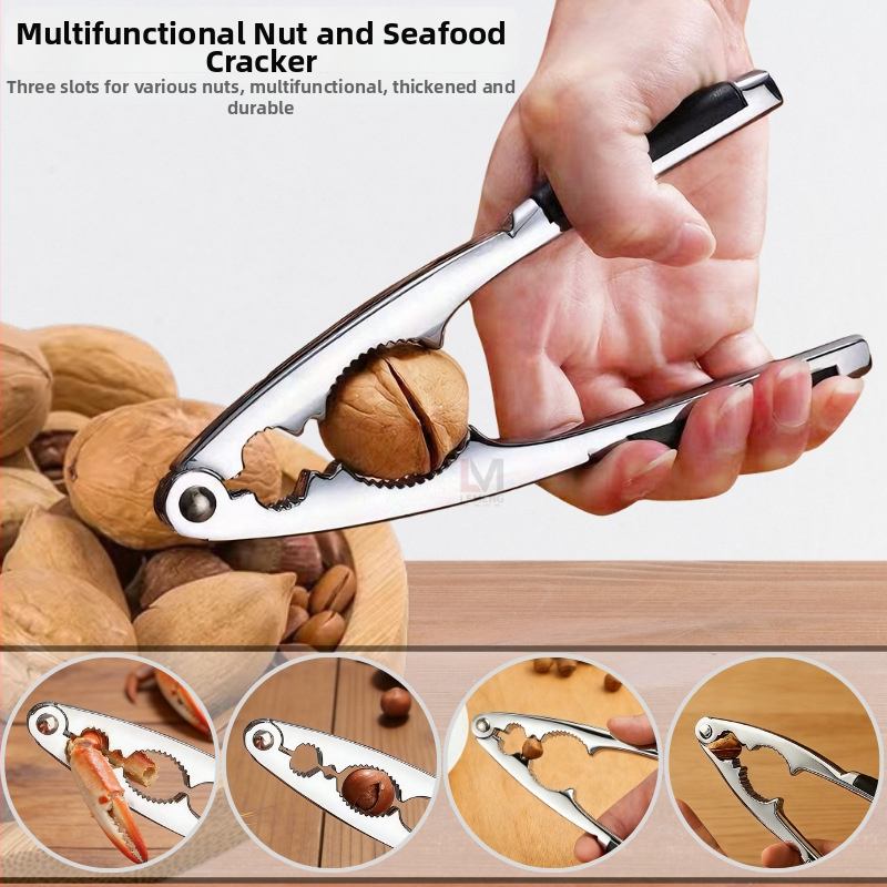 Viacúčelový klips na orechy — moderný minimalistický dizajn (Materiál: zliatina zinku; Spracovanie na mieru: Áno; Tlačené logo: Áno; Značka: Jia Le Meng)