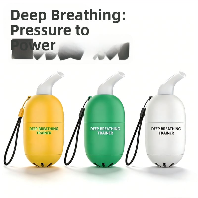 Antrenor de respirație S2 – Antrenor plat de susținere, 210 g, nepliabil, potrivit pentru birou, exterior și acasă