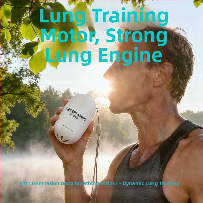 Antrenor de respirație S2 – Antrenor plat de susținere, 210 g, nepliabil, potrivit pentru birou, exterior și acasă