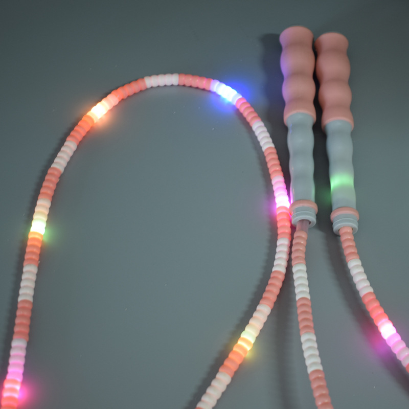 Svjetleći PVC konop za skakanje s LED perlama, tri načina rada, za fitness