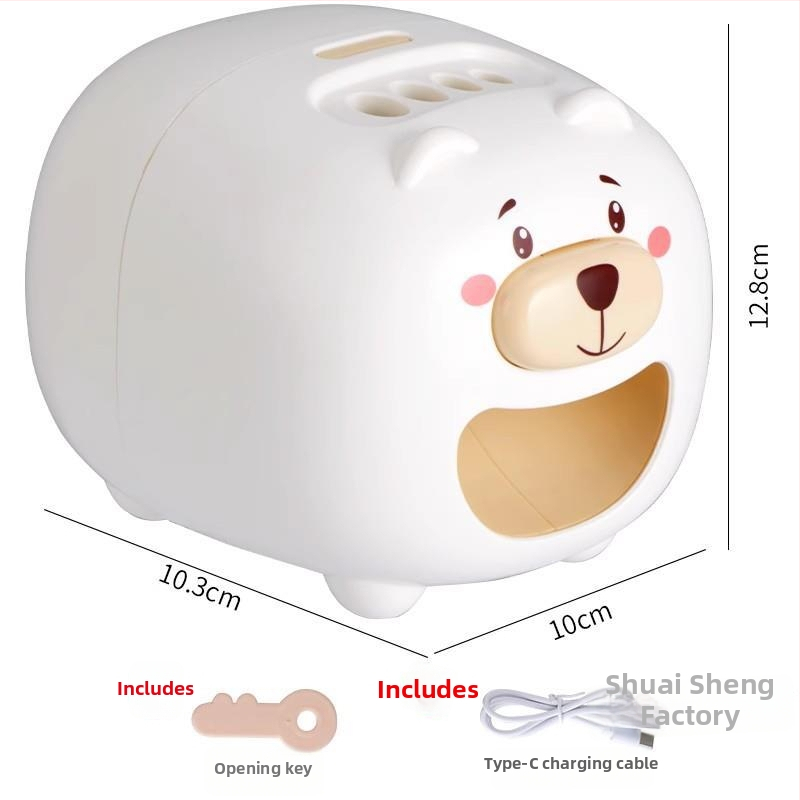 Automatická šúpačka na lúpanie slnečnicových semienok v tvare medveďa, s možnosťou tlače loga (Značka: Iné; Uvedenie na trh: Jar 2017; Materiál: Iný; Štýl: Moderná jednoduchosť; Tlač loga: Áno)