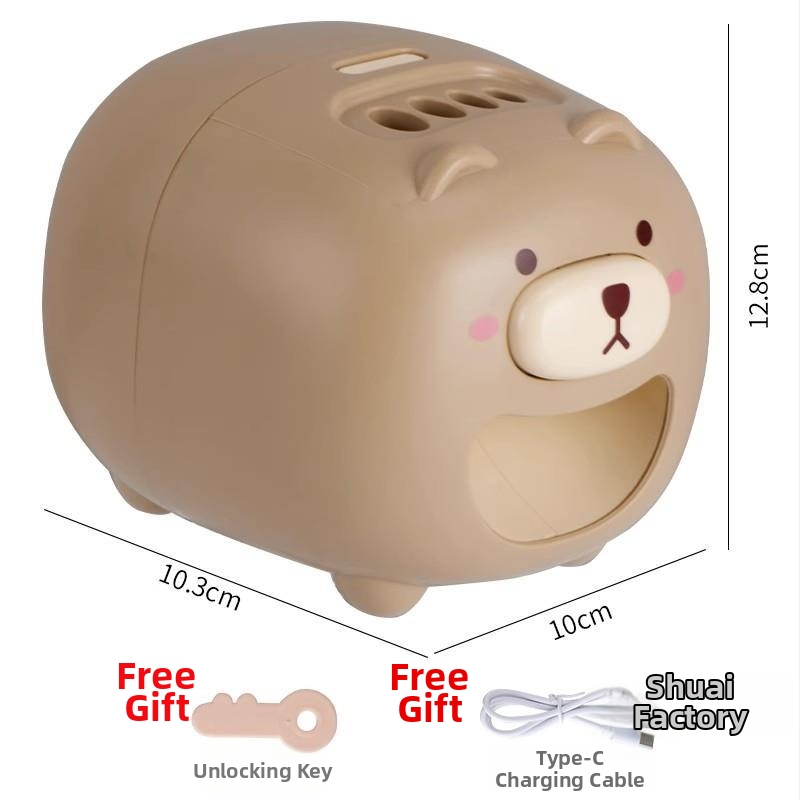 Automatická šúpačka na lúpanie slnečnicových semienok v tvare medveďa, s možnosťou tlače loga (Značka: Iné; Uvedenie na trh: Jar 2017; Materiál: Iný; Štýl: Moderná jednoduchosť; Tlač loga: Áno)