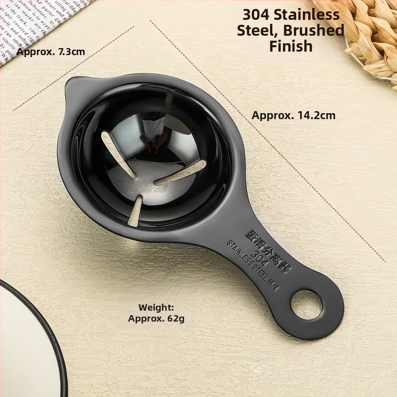 Oddeľovač bielkov zo zliatiny nerezovej ocele – ručný kuchynský nástroj s potlačou loga a možnosťou prispôsobenia privátnych značiek