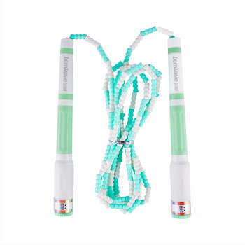 Lanwei beaded skipping rope s produženom ručkom protiv klizanja, ABS/TPE materijal, duljina 2,8 m, nije za djecu