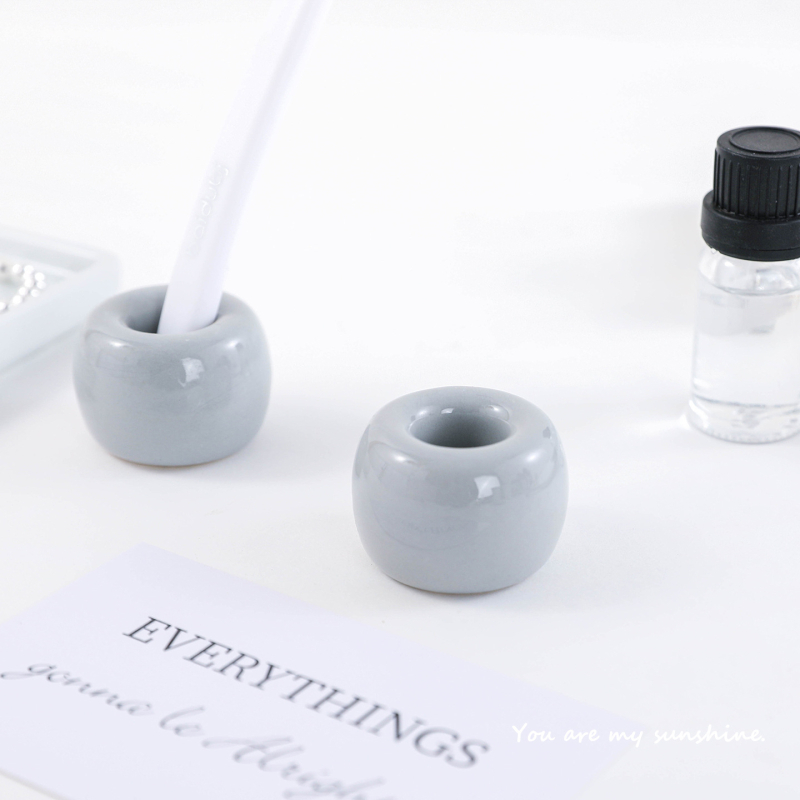 Kerámiából készült fogkefetartó – egyéni logónyomtatás, egyedi készítés, márka Cili, 1 rekesz