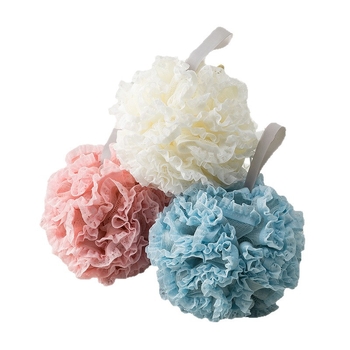 Csipkés fürdőgolyó, PE anyag, Zhejiang eredetű, dobozban 200 darab, testreszabás elérhető